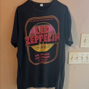 VINTAGE LED ZEPPELIN TEE BAY ISLAND 2012 SIZE XL